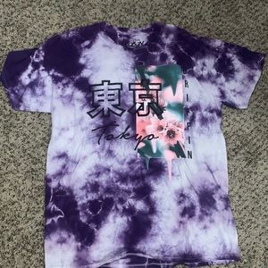Tokyo tie die style tee